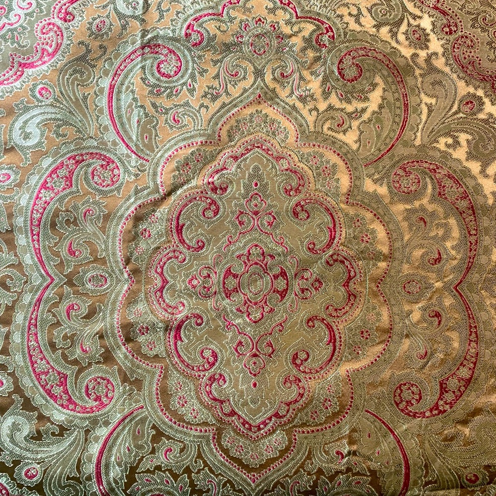 Vintage Kravet Couture Umbrian Paisley Silk fabric
